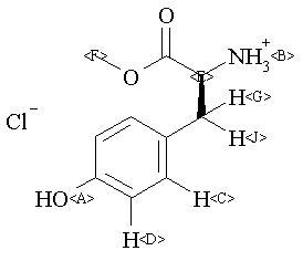 Methyl L Tyrosinate Hydrochloride 3417 91 2 1H NMR Spectrum