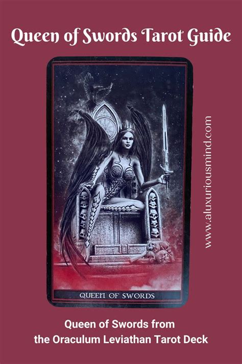 Queen Of Swords Tarot Swords Tarot Tarot Cards Art Illustration