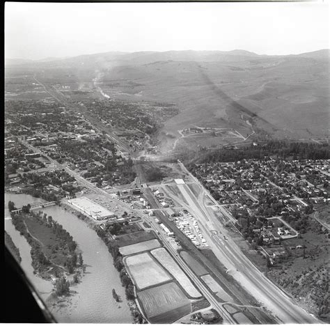 Aerial View Of Missoula Montana History Portal