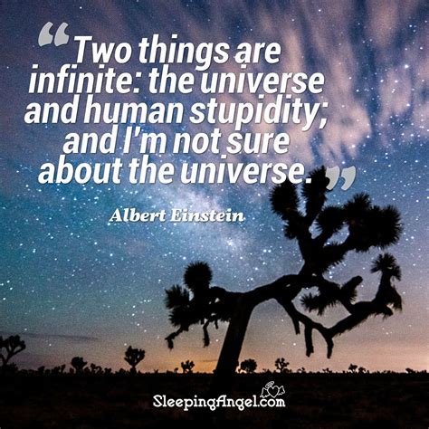 Two Things Are Infinite The Universe And Human Stupidity And I M Not