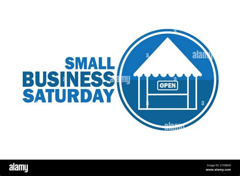 Small Business Saturday. Business concept. Template for background, banner, card, poster with ...