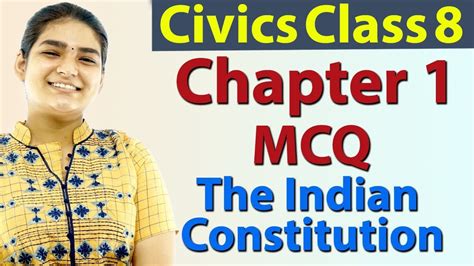 MCQ Ch 1 The Indian Constitution Civics Social Science Class 8