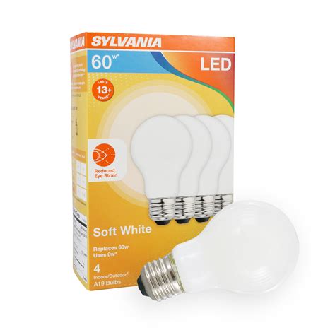 Sylvania Led Reduced Eye Strain Light Bulb A W K Dimmable