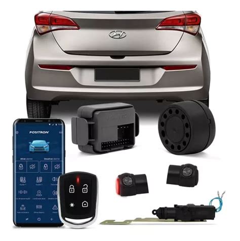 Kit Alarme Pósitron Cyber Px360bt Bluetooth Trava Elétrica Abertura