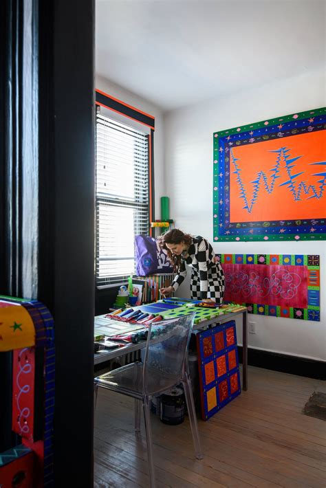 Photo 11 Of 13 In A Brooklyn Artist Infuses Her 1 000 Square Foot