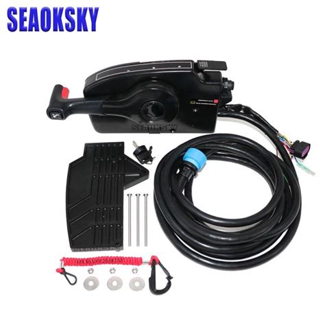 Side Mount Remote Control Box With 14 Pin 15ft Cable For Mercury Outboard Engine 881170a13