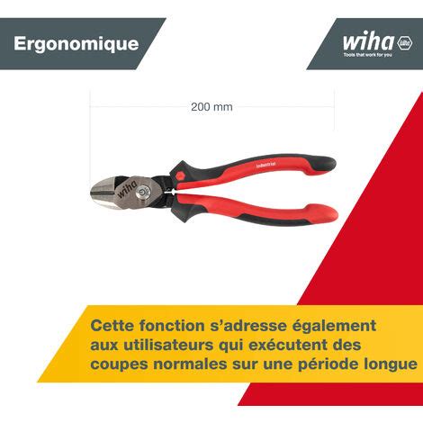 Wiha Pince Coupante Diagonale Hautes Performances Bicut Industrial