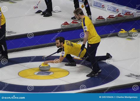 Lgt World Men S Curling Championships Editorial Photo Image Of