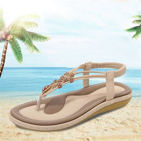 Dream Womens Sandals Comfort Sandal Shoes Fashion Ladies String Bead