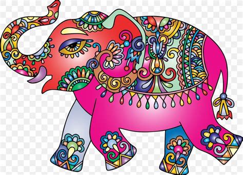 African Elephant Indian Elephant Drawing Color, PNG, 2282x1644px ...