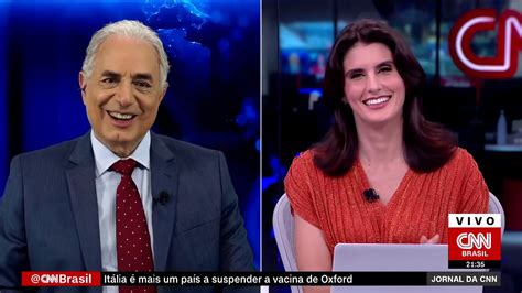 Escalada Do Novo Jornal Da CNN William Waack E Carol Nogueira 15