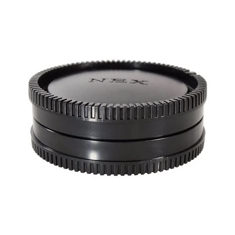 Camera Body Cap And Rear Lens Cover Set Kit For Sony E Mount Nex