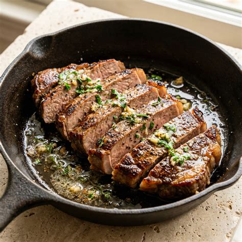 Sirloin Steak with Garlic Herb Butter | StephanieRecipes.com