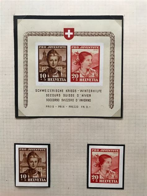 Zwitserland 1913 1960 Complete Pro Juventute Collection Catawiki