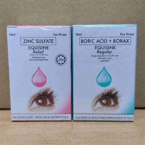 Equisine Relief Equisine Regular Ophthalmic Eye Drop 10ml Bolic Acid