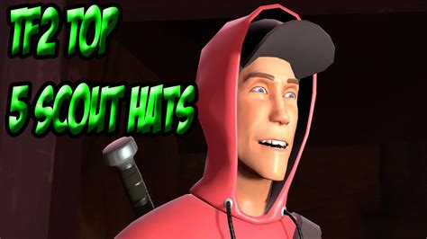 Tf2 Top 5 Scout Hats Youtube