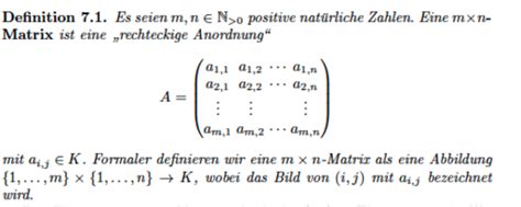 Lineare Gleichungssysteme Und Matrizen Karteikarten Quizlet