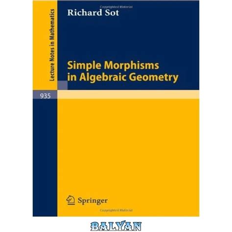 خرید و قیمت دانلود کتاب Simple Morphisms In Algebraic Geometry ا