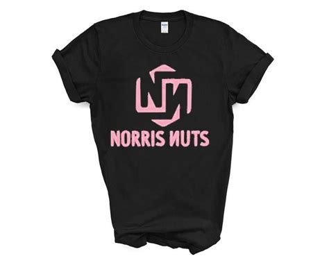 Norris Nuts Merch Nn Logo Pink Shirt Funny Black Shirt Best Etsy