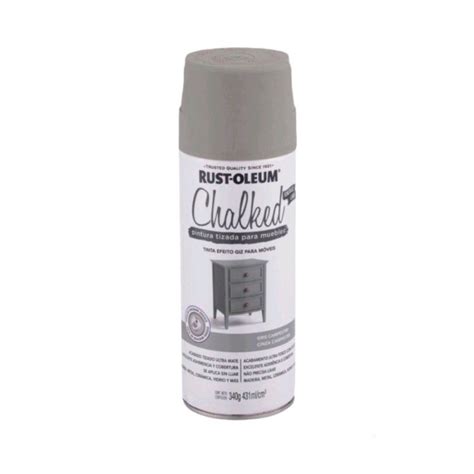 Tinta Spray Efeito Giz Chalked Rust Oleum Cinza Campestre Shopee Brasil