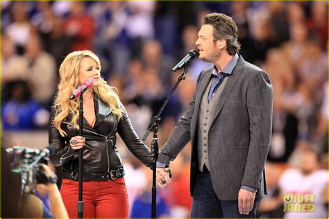 Photo: miranda lambert blake shelton america beautiful super bowl 02 ...