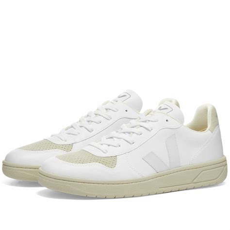 Veja White Leather V Sneakers Veja