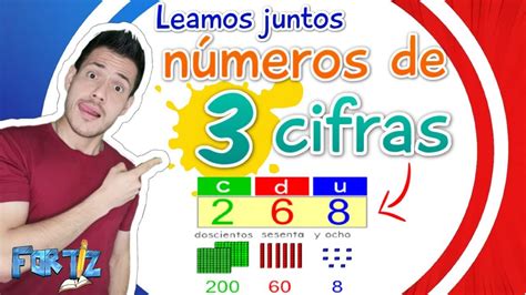 ¿cómo Leer Números De Tres Cifras Explicación Súper Fácil Para Niños Youtube