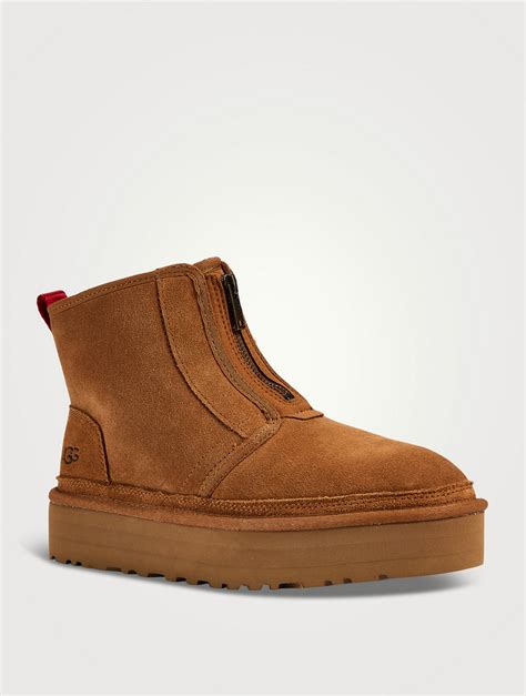 Ugg Neumel Platform Zip Suede Chukka Boots Holt Renfrew Canada