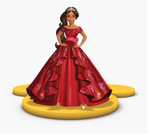 Black Disney Princess In Red Dress, HD Png Download , Transparent Png ...