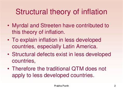 Structuralist Theory Of Inflation