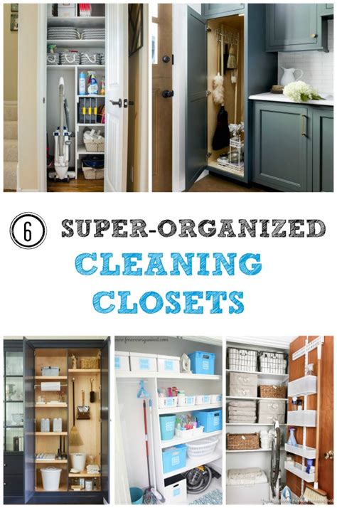 Cleaning Closet Organization 6 Inspirational Ideas — The Organized Mom