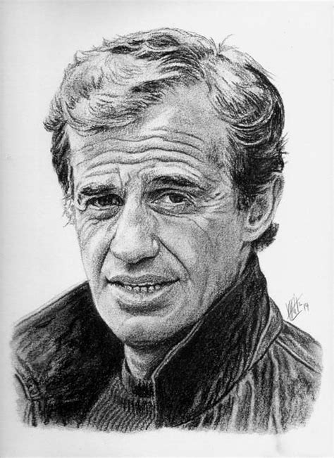 Stars Portraits Portrait De Jean Paul Belmondo Par Aritz