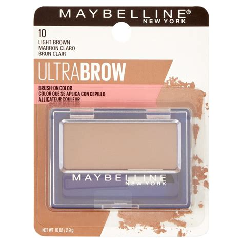 Maybelline New York Ultra Brow Brush On Color Light Brown 010 Oz