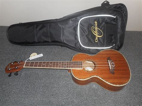 Oscar Schmidt Ou6k Tenor Ukulele Koa And Gig Bag Reverb