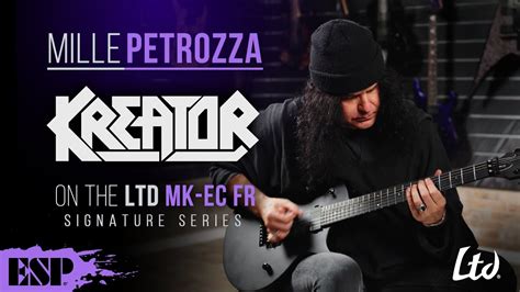 Mille Petrozza Kreator On The Ltd Signature Series Mk Ec Fr Esp