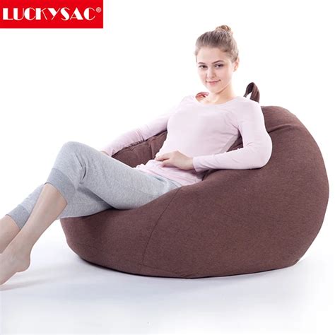 Large Manufacturer 4ft 5ft 6ft Giant Bean Bag Corner Sofa Comfortable Sitzsac Memory Foam Bean