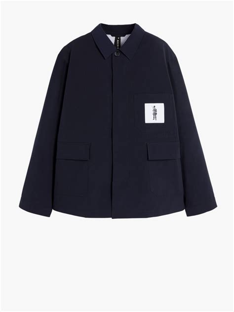 Mist Chore Navy Eco Dry Jacket Mackintosh