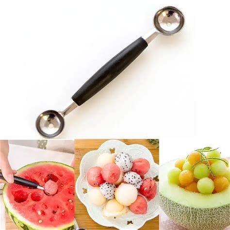 Decoupe Fruit Boule De Melon Cuill Re Fruits Sorbet De Cr Me Glac E