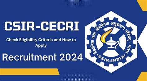 Cecri Recruitment Iti Exam