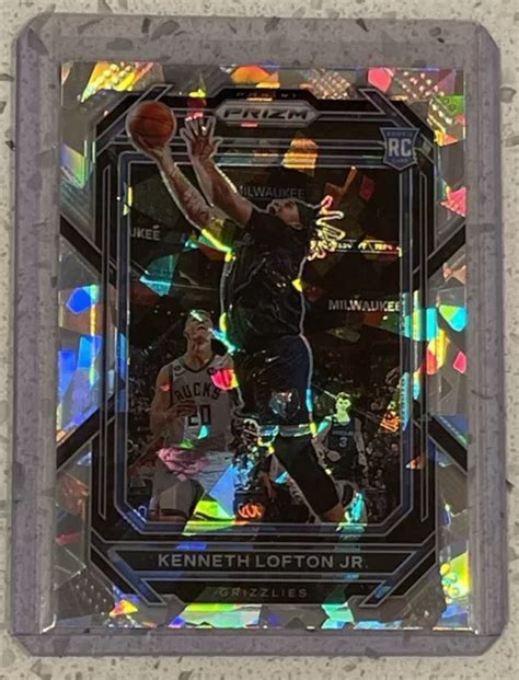 2022 23 PANINI PRIZM Kenneth Lofton Jr glace fissurée RC 253 grizzlis