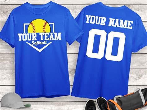 Personalized Softball Shirt Custom Softball Shirt Game Day Etsy