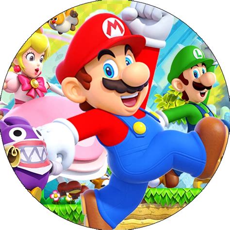 Op Atek Na Tort Cm Super Mario Party Urodziny Allegro Pl