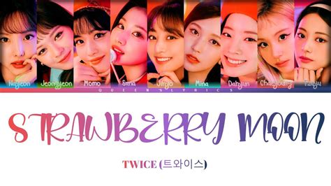 Twice Strawberry Moon Color Coded Easy Lyrics Youtube