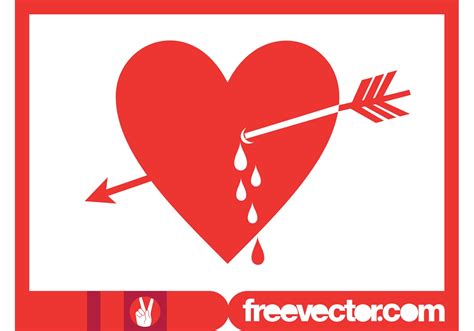 Heart And Arrow Vector - (6382 Free Downloads)