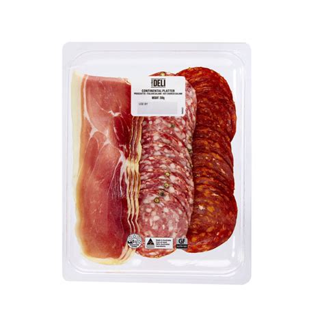 Buy Coles Deli Express Continental Selection Platter 200g | Coles