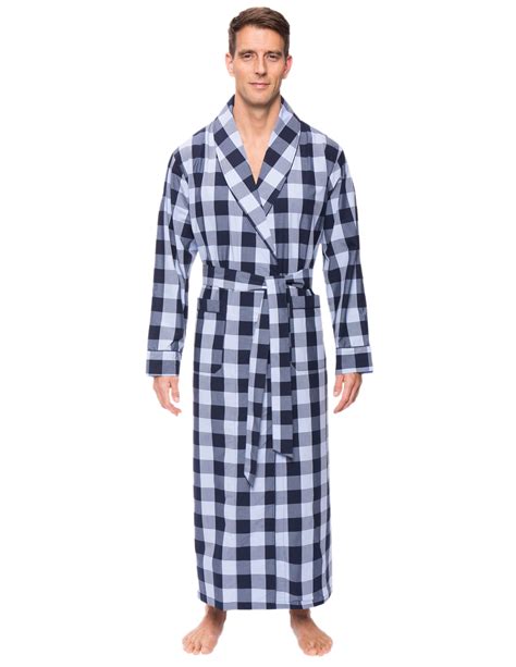 Mens Premium 100 Cotton Full Length Robe Noble Mount