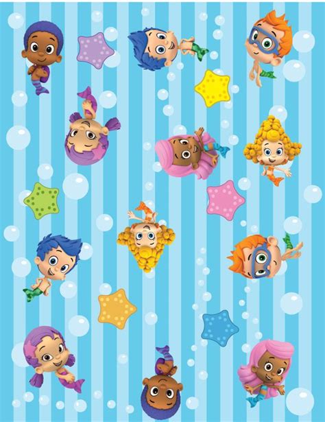 Bubble guppies wrap paper | Bubble guppies birthday, Bubble guppies ...