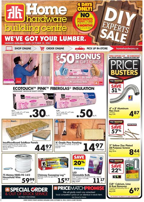 Home Hardware Building Centre BC Flyer October 21 To 31