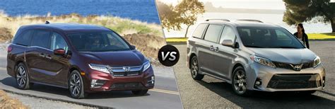 2019 Honda Odyssey vs 2019 Toyota Sienna