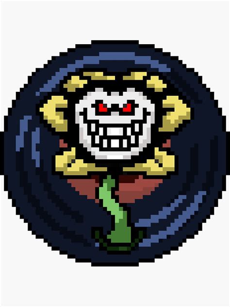 Flowey Vinyl Sticker By Kekelle69 Redbubble